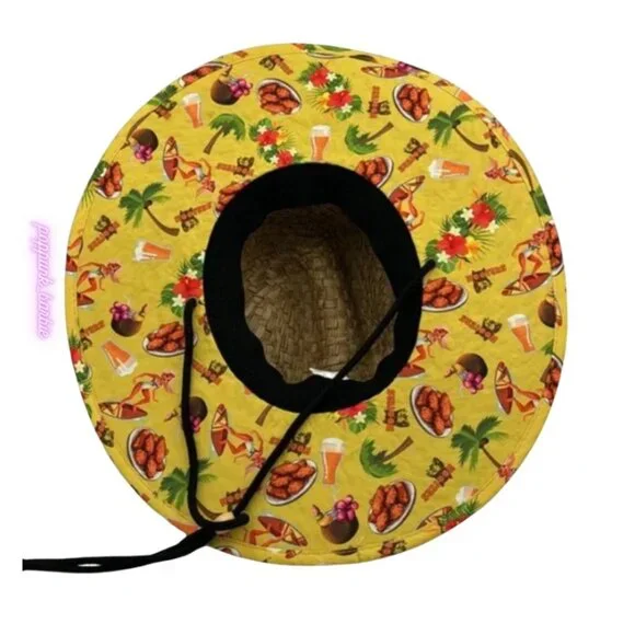 Hooters‎ Beach Lifeguard Straw Hat NWT RARE